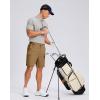 imageG Gradual Mens Casual Shorts 7 9 5 Lightweight 4 Pockets Stretch QuickDry Summer Shorts for Golf Work Hiking TripsDark Khaki