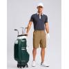 imageG Gradual Mens Casual Shorts 7 9 5 Lightweight 4 Pockets Stretch QuickDry Summer Shorts for Golf Work Hiking TripsDark Khaki