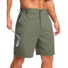 imageG Gradual Mens Casual Shorts 7 9 5 Lightweight 4 Pockets Stretch QuickDry Summer Shorts for Golf Work Hiking TripsGrey Sage