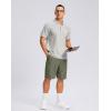 imageG Gradual Mens Casual Shorts 7 9 5 Lightweight 4 Pockets Stretch QuickDry Summer Shorts for Golf Work Hiking TripsGrey Sage