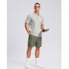 imageG Gradual Mens Casual Shorts 7 9 5 Lightweight 4 Pockets Stretch QuickDry Summer Shorts for Golf Work Hiking TripsGrey Sage