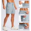 imageG Gradual Mens Casual Shorts 7 9 5 Lightweight 4 Pockets Stretch QuickDry Summer Shorts for Golf Work Hiking TripsLight Grey
