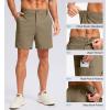 imageG Gradual Mens Casual Shorts 7 9 5 Lightweight 4 Pockets Stretch QuickDry Summer Shorts for Golf Work Hiking TripsMedium Khaki