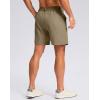 imageG Gradual Mens Casual Shorts 7 9 5 Lightweight 4 Pockets Stretch QuickDry Summer Shorts for Golf Work Hiking TripsMedium Khaki
