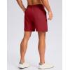 imageG Gradual Mens Casual Shorts 7 9 5 Lightweight 4 Pockets Stretch QuickDry Summer Shorts for Golf Work Hiking TripsRed