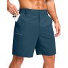 imageG Gradual Mens Casual Shorts 7 9 5 Lightweight 4 Pockets Stretch QuickDry Summer Shorts for Golf Work Hiking TripsTibetan Blue