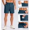 imageG Gradual Mens Casual Shorts 7 9 5 Lightweight 4 Pockets Stretch QuickDry Summer Shorts for Golf Work Hiking TripsTibetan Blue