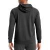 imageG Gradual Mens Fleece Hoodie Long Sleeve Athletic Workout Shirts Winter Warm Soft Hooded Sweatshirts for Men with PocketsBlack Heather
