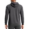 imageG Gradual Mens Fleece Hoodie Long Sleeve Athletic Workout Shirts Winter Warm Soft Hooded Sweatshirts for Men with PocketsDark Grey Heather