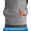 imageG Gradual Mens Fleece Hoodie Long Sleeve Athletic Workout Shirts Winter Warm Soft Hooded Sweatshirts for Men with PocketsLight Grey Heather