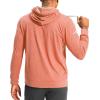 imageG Gradual Mens Fleece Hoodie Long Sleeve Athletic Workout Shirts Winter Warm Soft Hooded Sweatshirts for Men with PocketsOrange Heather