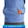imageG Gradual Mens Fleece Hoodie Long Sleeve Athletic Workout Shirts Winter Warm Soft Hooded Sweatshirts for Men with PocketsRoyal Blue Heather