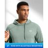 imageG Gradual Mens Fleece Hoodie Long Sleeve Athletic Workout Shirts Winter Warm Soft Hooded Sweatshirts for Men with PocketsSage Green Heather