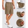 imageG Gradual Mens Golf Shorts with 5 Pockets 9 Light Weight Stretch Quick Dry Casual Dress Work Shorts for MenDark Khaki