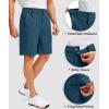 imageG Gradual Mens Golf Shorts with 5 Pockets 9 Light Weight Stretch Quick Dry Casual Dress Work Shorts for MenDusty Blue