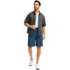 imageG Gradual Mens Golf Shorts with 5 Pockets 9 Light Weight Stretch Quick Dry Casual Dress Work Shorts for MenDusty Blue