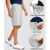 imageG Gradual Mens Golf Shorts with 5 Pockets 9 Light Weight Stretch Quick Dry Casual Dress Work Shorts for MenGlacier Grey