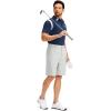 imageG Gradual Mens Golf Shorts with 5 Pockets 9 Light Weight Stretch Quick Dry Casual Dress Work Shorts for MenGlacier Grey
