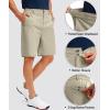 imageG Gradual Mens Golf Shorts with 5 Pockets 9 Light Weight Stretch Quick Dry Casual Dress Work Shorts for MenLight Khaki
