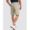 imageG Gradual Mens Golf Shorts with 5 Pockets 9 Light Weight Stretch Quick Dry Casual Dress Work Shorts for MenLight Khaki