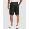 imageG Gradual Mens Golf Shorts with 5 Pockets 9 Light Weight Stretch Quick Dry Casual Dress Work Shorts for MenOlive