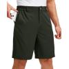 imageG Gradual Mens Golf Shorts with 5 Pockets 9 Light Weight Stretch Quick Dry Casual Dress Work Shorts for MenOlive