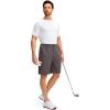imageG Gradual Mens Golf Shorts with 5 Pockets 9 Light Weight Stretch Quick Dry Casual Dress Work Shorts for MenPurple