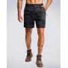 imageG Gradual Mens Shorts 7 5 9 Lightewight Casual Shorts for Men Hiking Golf Shorts with 3 Zipper PocketsBlack Camo B