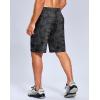 imageG Gradual Mens Shorts 7 5 9 Lightewight Casual Shorts for Men Hiking Golf Shorts with 3 Zipper PocketsBlack Camo B
