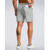 imageG Gradual Mens Shorts 7 5 9 Lightewight Casual Shorts for Men Hiking Golf Shorts with 3 Zipper PocketsBright Gray