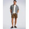 imageG Gradual Mens Shorts 7 5 9 Lightewight Casual Shorts for Men Hiking Golf Shorts with 3 Zipper PocketsDark Brown