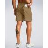 imageG Gradual Mens Shorts 7 5 9 Lightewight Casual Shorts for Men Hiking Golf Shorts with 3 Zipper PocketsDark Khaki