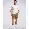imageG Gradual Mens Shorts 7 5 9 Lightewight Casual Shorts for Men Hiking Golf Shorts with 3 Zipper PocketsDark Khaki