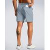 imageG Gradual Mens Shorts 7 5 9 Lightewight Casual Shorts for Men Hiking Golf Shorts with 3 Zipper PocketsLight Grey