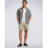 imageG Gradual Mens Shorts 7 5 9 Lightewight Casual Shorts for Men Hiking Golf Shorts with 3 Zipper PocketsLight Khaki