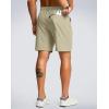 imageG Gradual Mens Shorts 7 5 9 Lightewight Casual Shorts for Men Hiking Golf Shorts with 3 Zipper PocketsLight Khaki