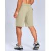 imageG Gradual Mens Shorts 7 5 9 Lightewight Casual Shorts for Men Hiking Golf Shorts with 3 Zipper PocketsLight Khaki