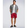 imageG Gradual Mens Shorts 7 5 9 Lightewight Casual Shorts for Men Hiking Golf Shorts with 3 Zipper PocketsRed