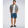 imageG Gradual Mens Shorts 7 5 9 Lightewight Casual Shorts for Men Hiking Golf Shorts with 3 Zipper PocketsTibetan Blue