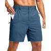 imageG Gradual Mens Shorts 7 5 9 Lightewight Casual Shorts for Men Hiking Golf Shorts with 3 Zipper PocketsTibetan Blue