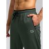 imageG Gradual Mens Sweatpants Mesh Lightweight with Zip Pockets Breathable Quick Dry Athletic Pants for Workout RunningArmy Green