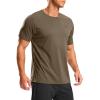 imageG Gradual Mens Workout Shirts Quick Dry Athletic Running TShirts Lightweight Moisture Wicking Short Sleeve Sports Gym TopsBrown