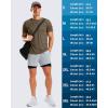 imageG Gradual Mens Workout Shirts Quick Dry Athletic Running TShirts Lightweight Moisture Wicking Short Sleeve Sports Gym TopsBrown