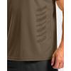 imageG Gradual Mens Workout Shirts Quick Dry Athletic Running TShirts Lightweight Moisture Wicking Short Sleeve Sports Gym TopsBrown