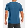 imageG Gradual Mens Workout Shirts Quick Dry Athletic Running TShirts Lightweight Moisture Wicking Short Sleeve Sports Gym TopsDark Grey Blue