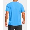imageG Gradual Mens Workout Shirts Quick Dry Athletic Running TShirts Lightweight Moisture Wicking Short Sleeve Sports Gym TopsSky Blue Heather