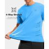 imageG Gradual Mens Workout Shirts Quick Dry Athletic Running TShirts Lightweight Moisture Wicking Short Sleeve Sports Gym TopsSky Blue Heather