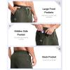 imageG Gradual Mens Yoga Sweatpant Lounge Casual Pants Open Bottom Straight Leg Athletic Sweat Pants with PocketsHeather Dark Green
