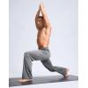 imageG Gradual Mens Yoga Sweatpant Lounge Casual Pants Open Bottom Straight Leg Athletic Sweat Pants with PocketsHeather Grey