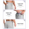 imageG Gradual Mens Yoga Sweatpant Lounge Casual Pants Open Bottom Straight Leg Athletic Sweat Pants with PocketsHeather Grey Green